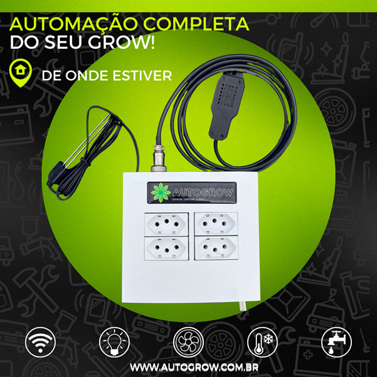 autogrow automatizado automático controle vpd