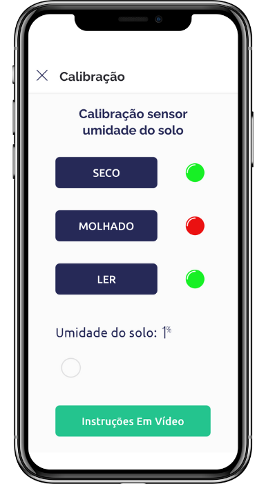 Calibração do Sensor Solo