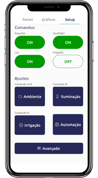 Configurações de Setup