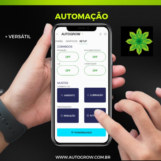 autogrow automatizado automático controle vpd