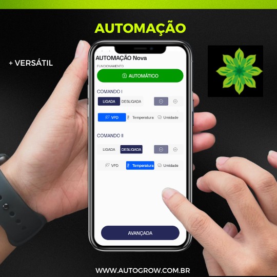 autogrow automatizado automático controle vpd