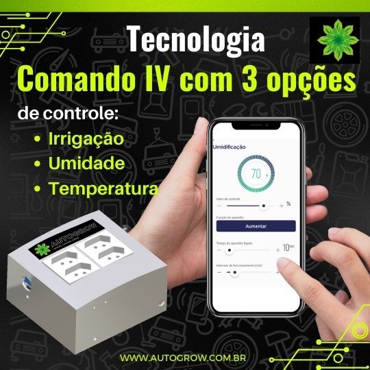autogrow automatizado automático controle vpd