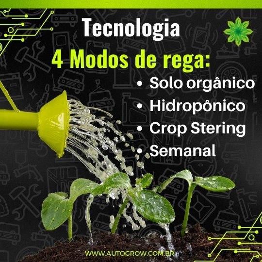 autogrow automatizado automático controle vpd e rega