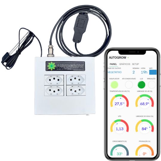 autogrow automatizado automático controle vpd