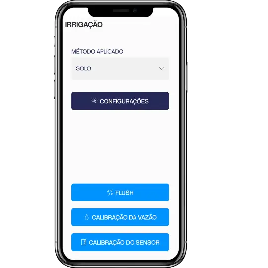 Configuração da Irrigação
