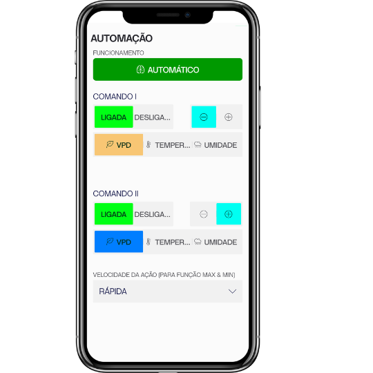 Configuração dos Controles